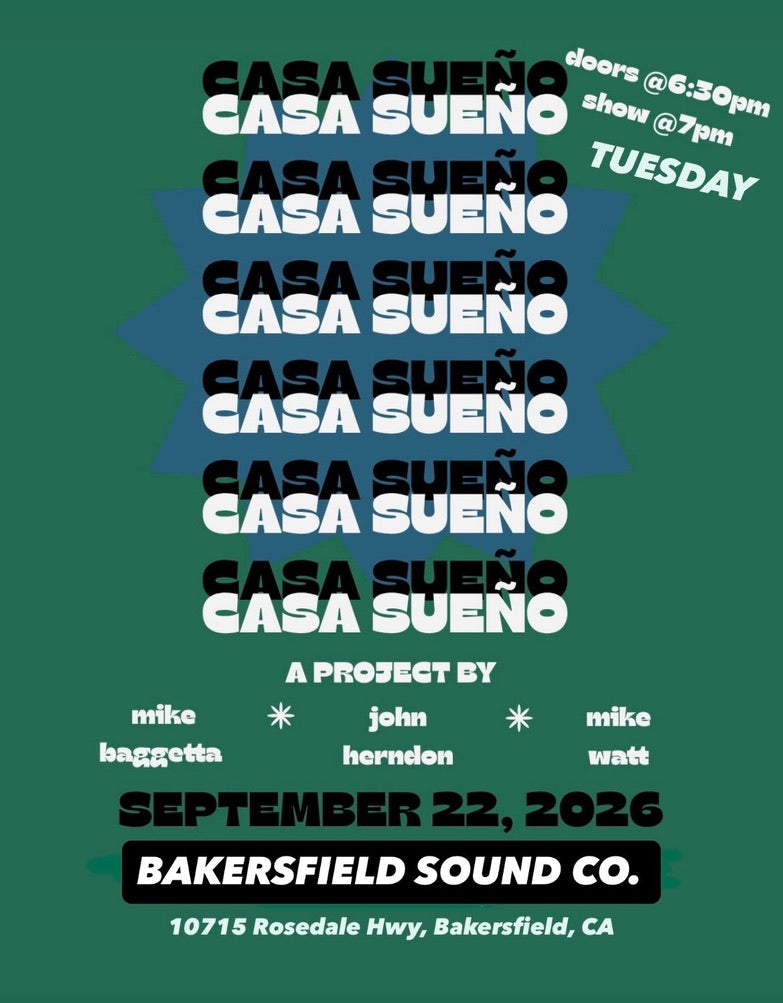 Casa Sueno w/ Dancing Tommy | Sept 22, 2026