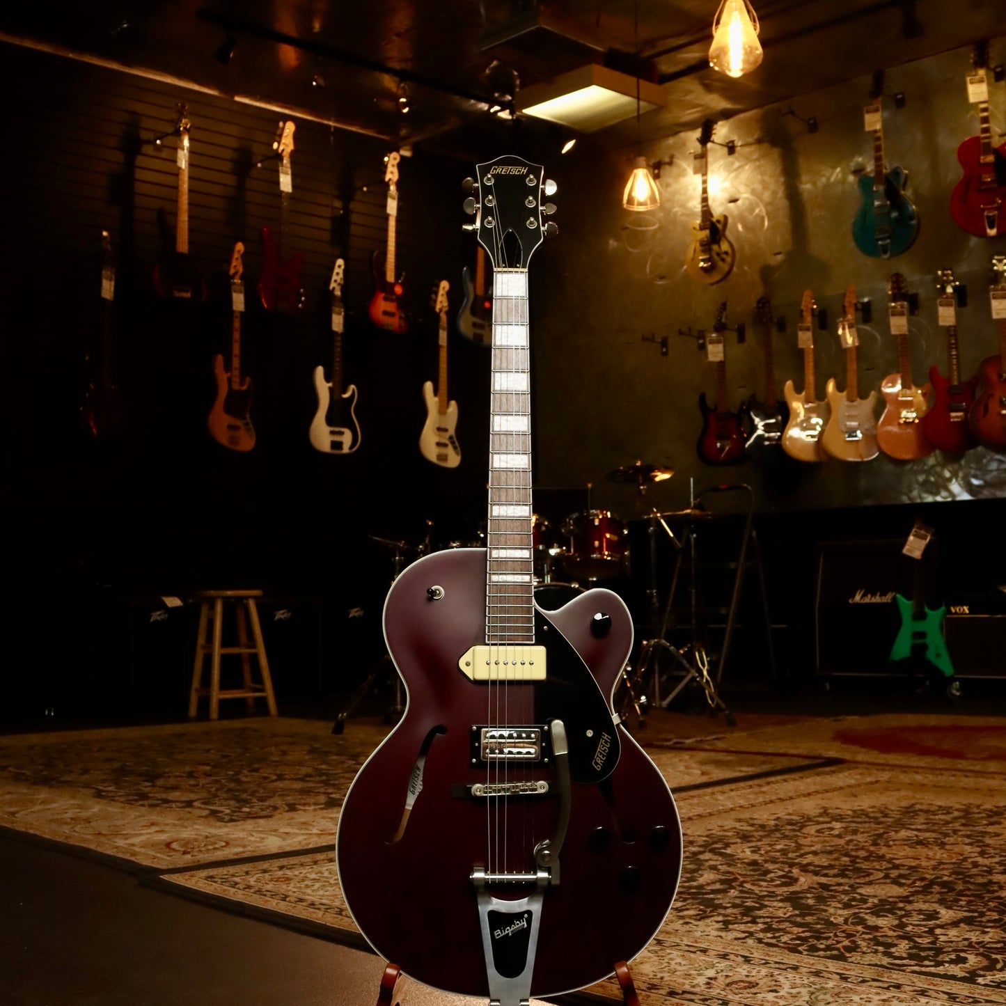 Gretsch Streamliner G2420T-P90 Limited Edition Hollow Body (Midnight Wine Satin)