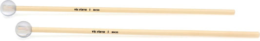 Vic Firth Articulate Vic Firth M430 Articulate Series Keyboard Mallets - Round Lexan Core, Rattan
