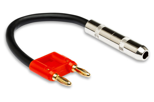 Hosa 1/4 in TS to Dual Banana