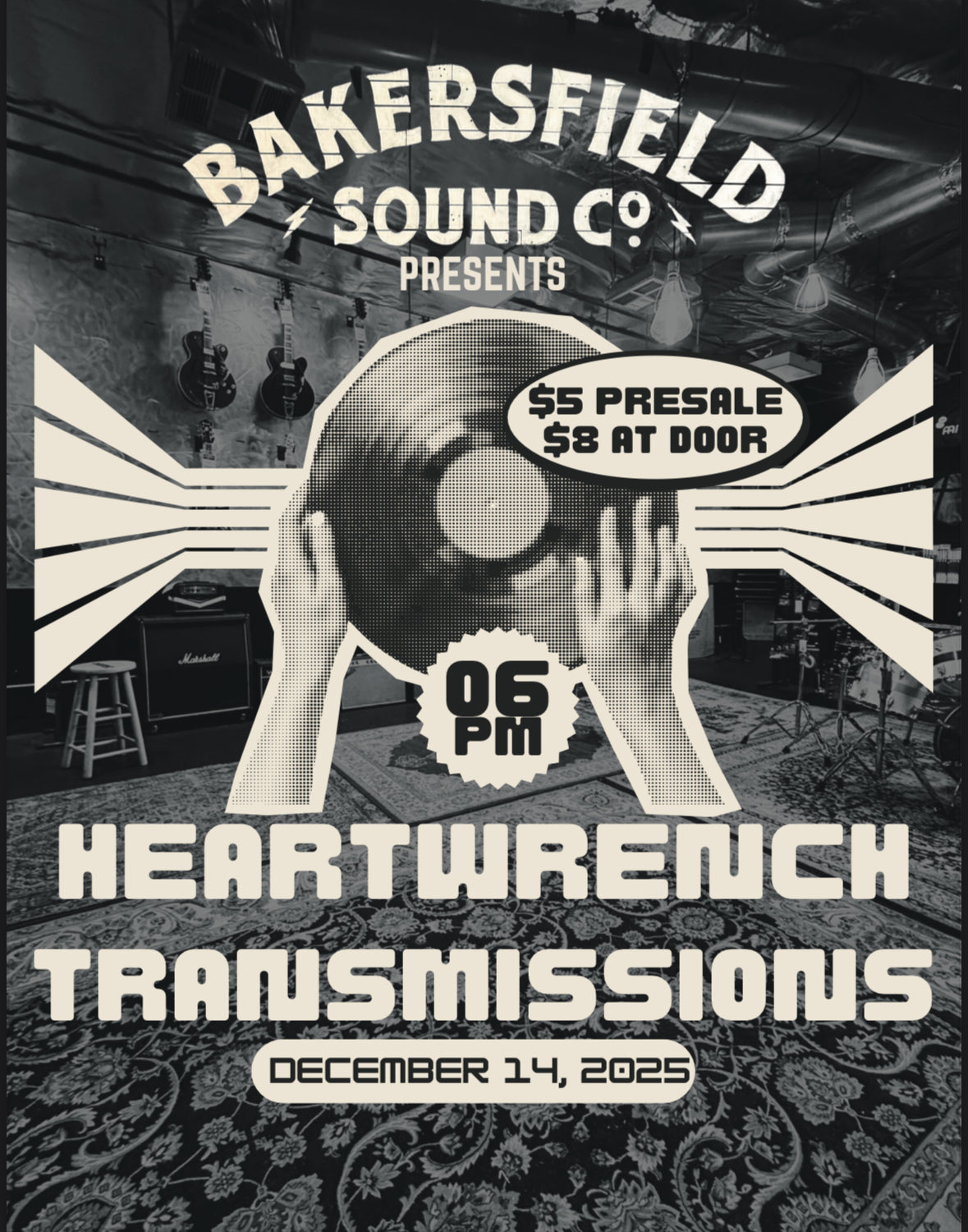 Bakersfield Sound Co. Presents: Heartwrench & Transmissions | Dec 14, 2025