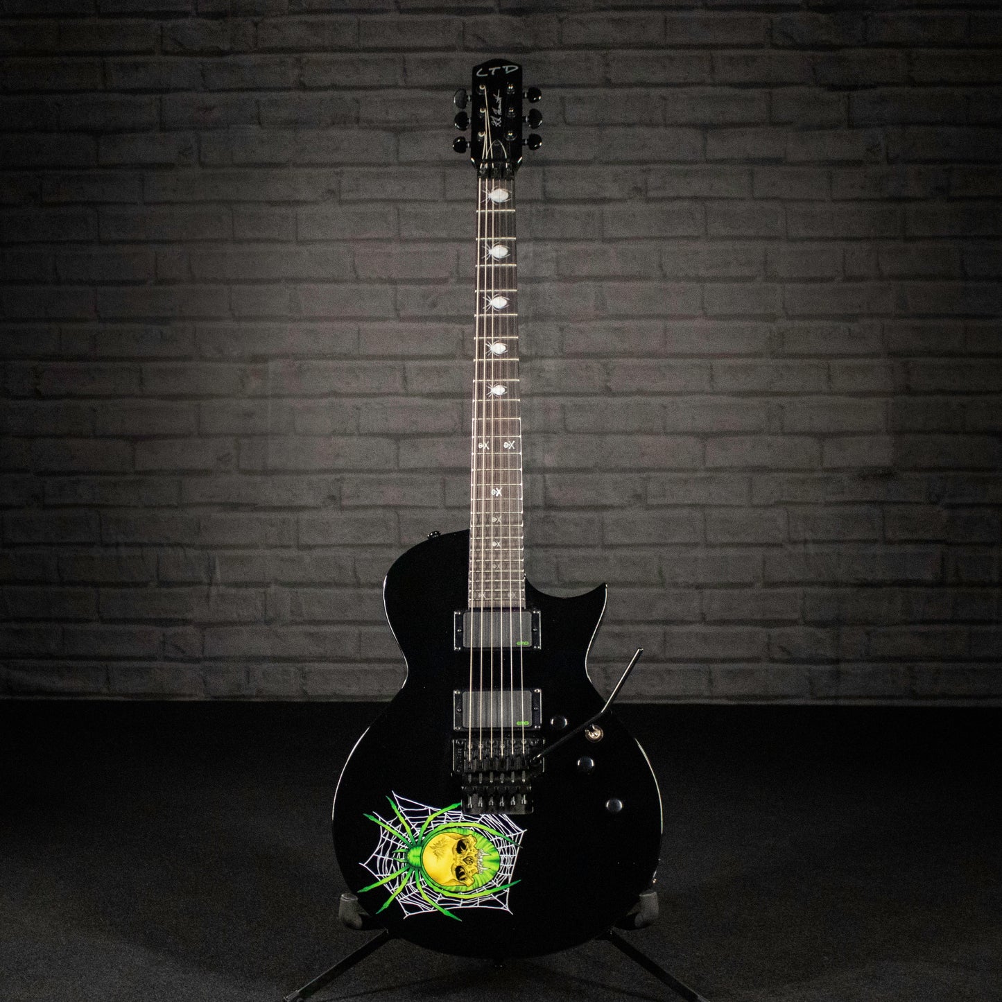 ESP LTD Kirk Hammett EKH-3 Spider 30th Anniversary Edition Electric Guitar - Black