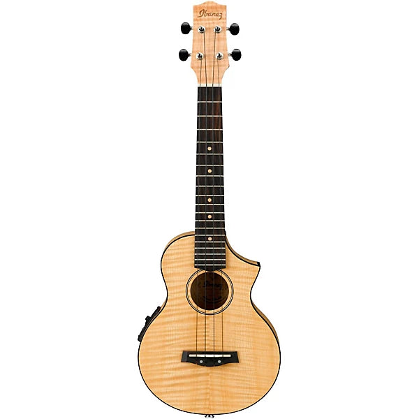 Ibanez UEW12E Flame Maple Concert Ukulele Natural