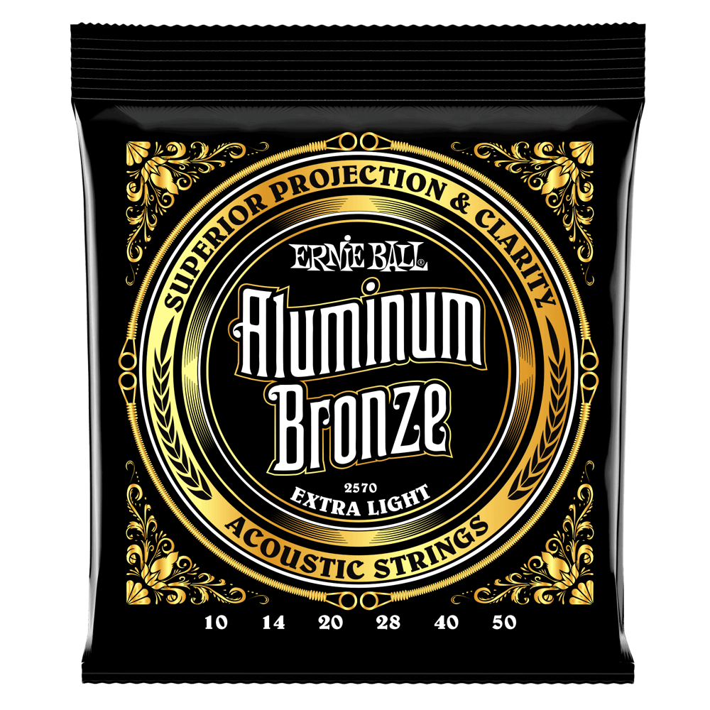 Exra Light Aluminum Bronze Acoustic Guitar Strings 10-50 Gauge