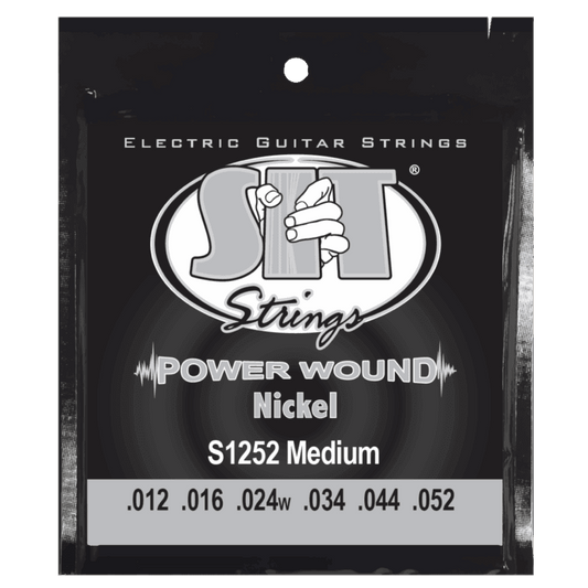 SIT S1252 Power Wound Nickel Electric Guitar Strings