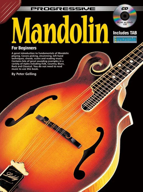 Progressive Mandolin: for Beginners- A Great Introduction to Fundamentals of Mandolin Playing