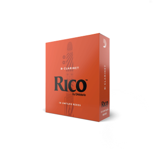 Rico by D'Addario Bb Clarinet Reeds 2.0, 10-Pack