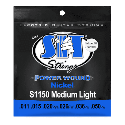 SIT S1150 11-50 Gauge Power Wound Nickel Electric Guitar Strings