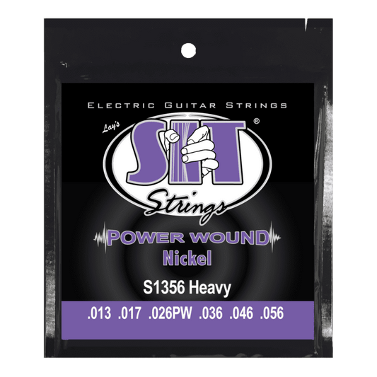 SIT S1356 Power Wound Nickel Electric Guitar Strings