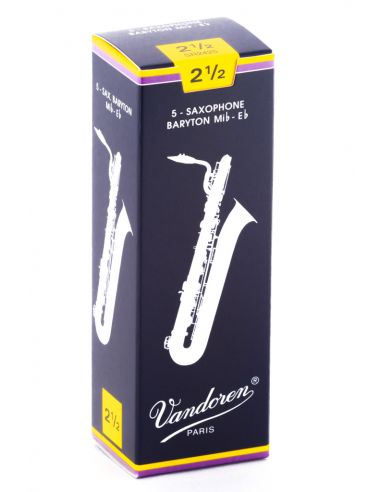 Vandoren Bari Saxophone Reeds 2.5 - Box of 5