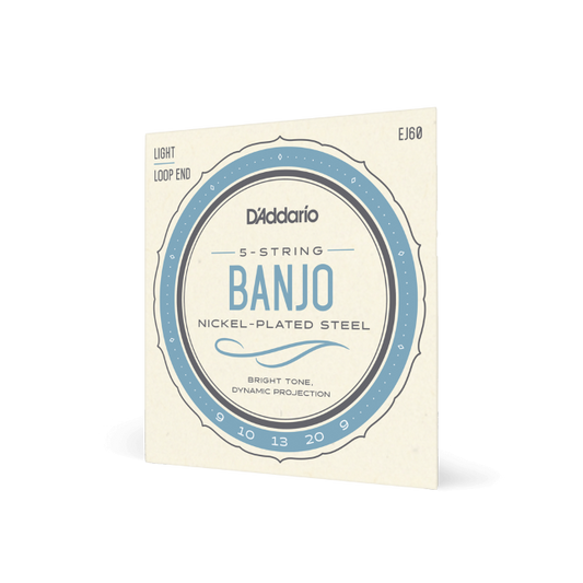 D'addario EJ60 Light Gauge Banjo Strings