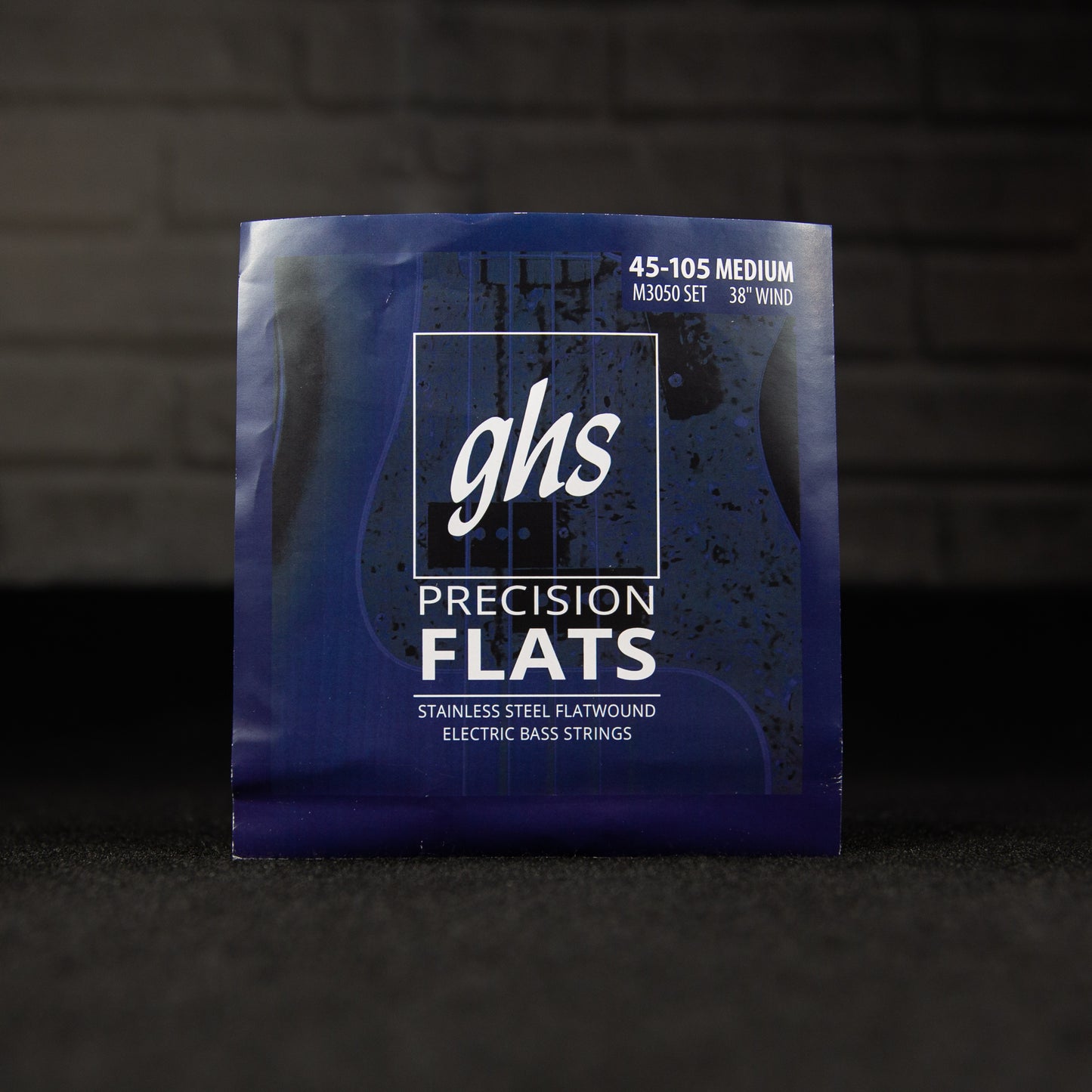 GHS Precision Flats M3050 Flatwound 4 String Bass Strings 45-105 FPM26