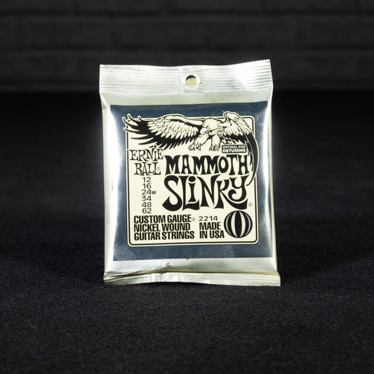 Ernie Ball Mammoth Slinky Nickel Wound Electric Guitar Strings - 12-62 Gauge - Impulse Music Co.