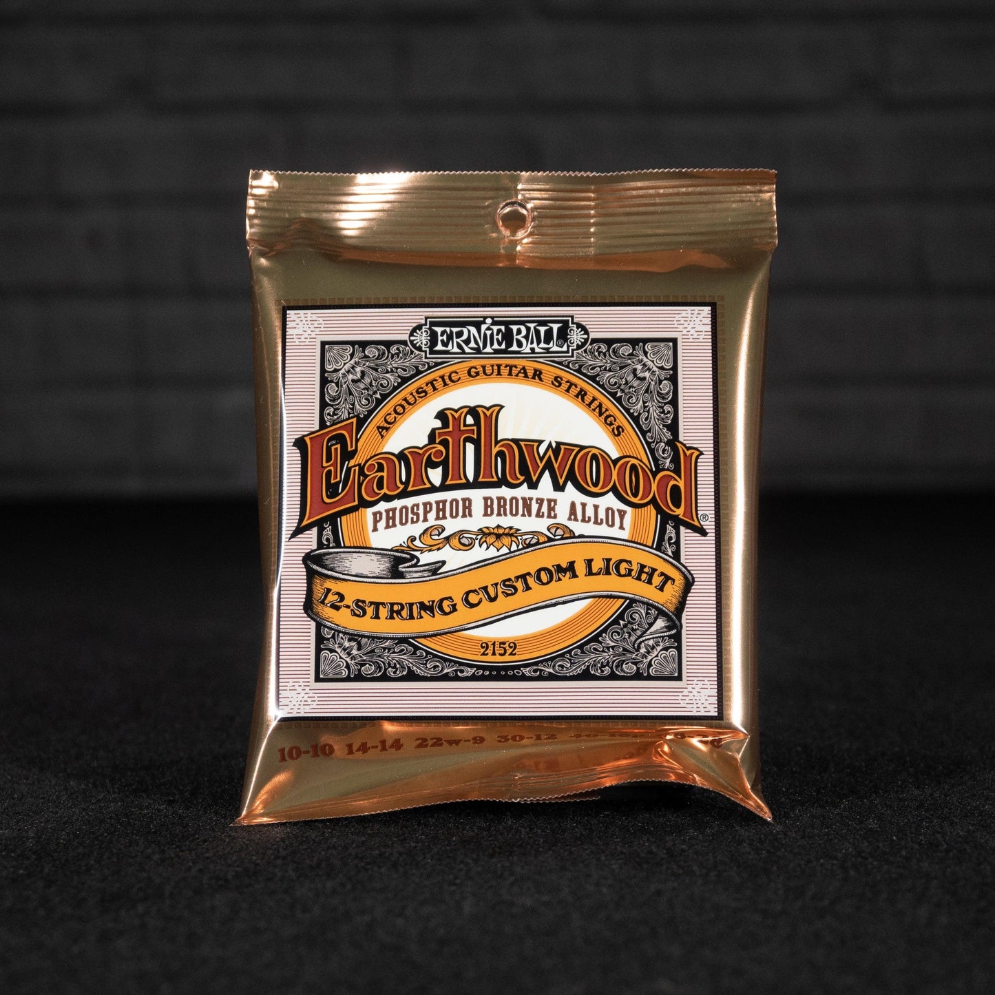 Ernie Ball Earthwood 12-String Custom Light Phosphor Bronze Acoustic Guitar Strings - 10-48 Gauge - Impulse Music Co.