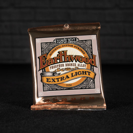 Ernie Ball Earthwood Extra Light Phosphor Bronze Acoustic Guitar Strings - 10-50 Gauge - Impulse Music Co.