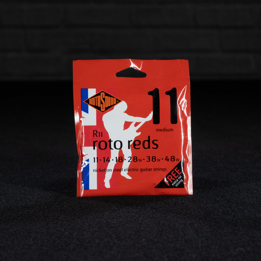 Rotosound Roto Reds R11 11-48 Electric Guitar Strings - Impulse Music Co.