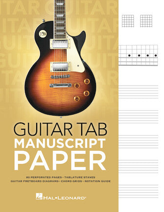 Hal Leonard Guitar Manuscript Paper