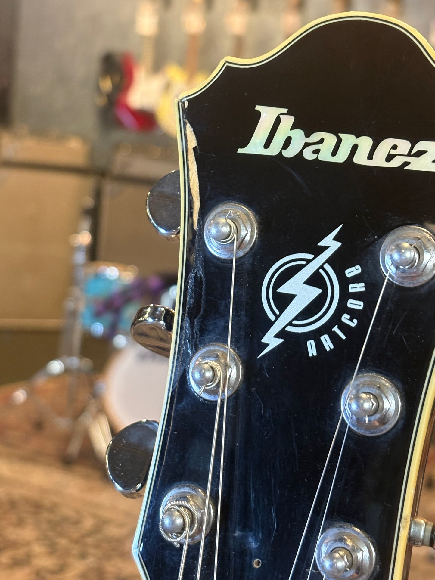 USED Ibanez Artcore AFS75T - Blue