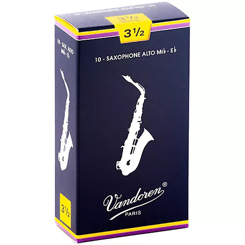 Vandoren SR2135 Alto Saxophone Reeds 3.5 - Box of 10