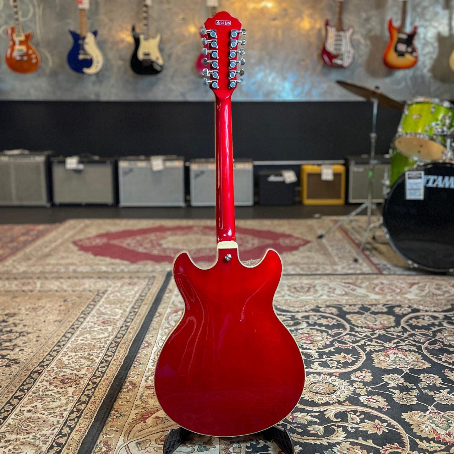 Ibanez Artcore AS71312 Semi-Hollow 12-String Electric Guitar (Transparent Cherry Red) FPM26