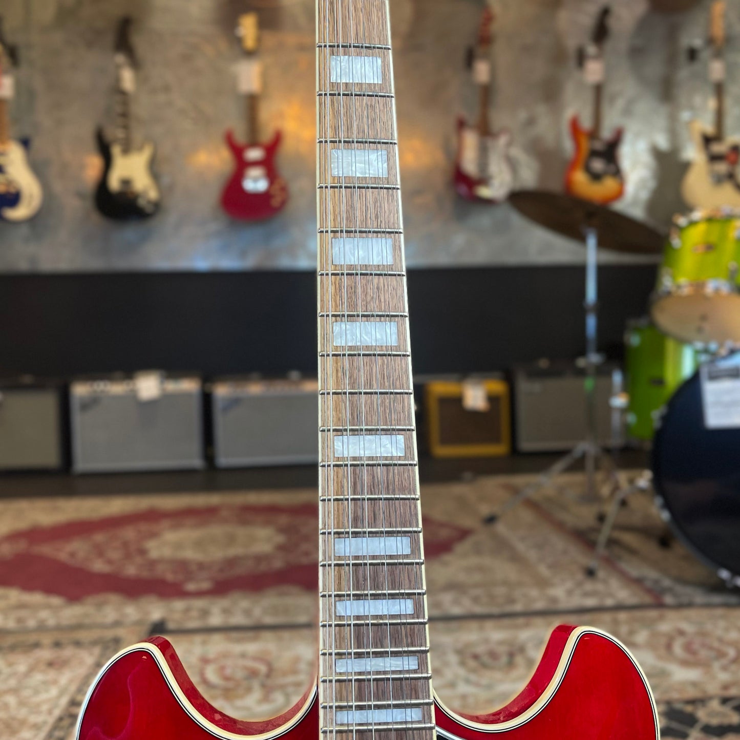 Ibanez Artcore AS71312 Semi-Hollow 12-String Electric Guitar (Transparent Cherry Red) FPM26