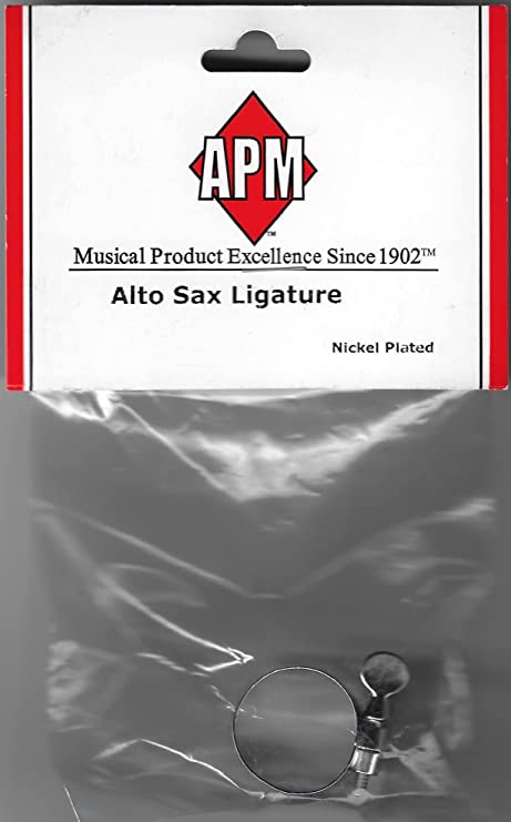 APM 334N Nickel Plated Eb Alto Saxophone Ligature