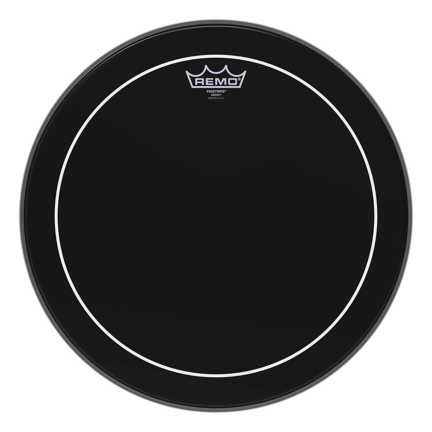 Remo Pinstripe Ebony Drumhead, 16" FPM26