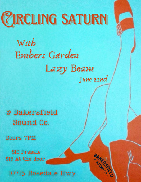 BS⚡️Co. Presents Circling Saturn, Lazy Beam, Embers Garden