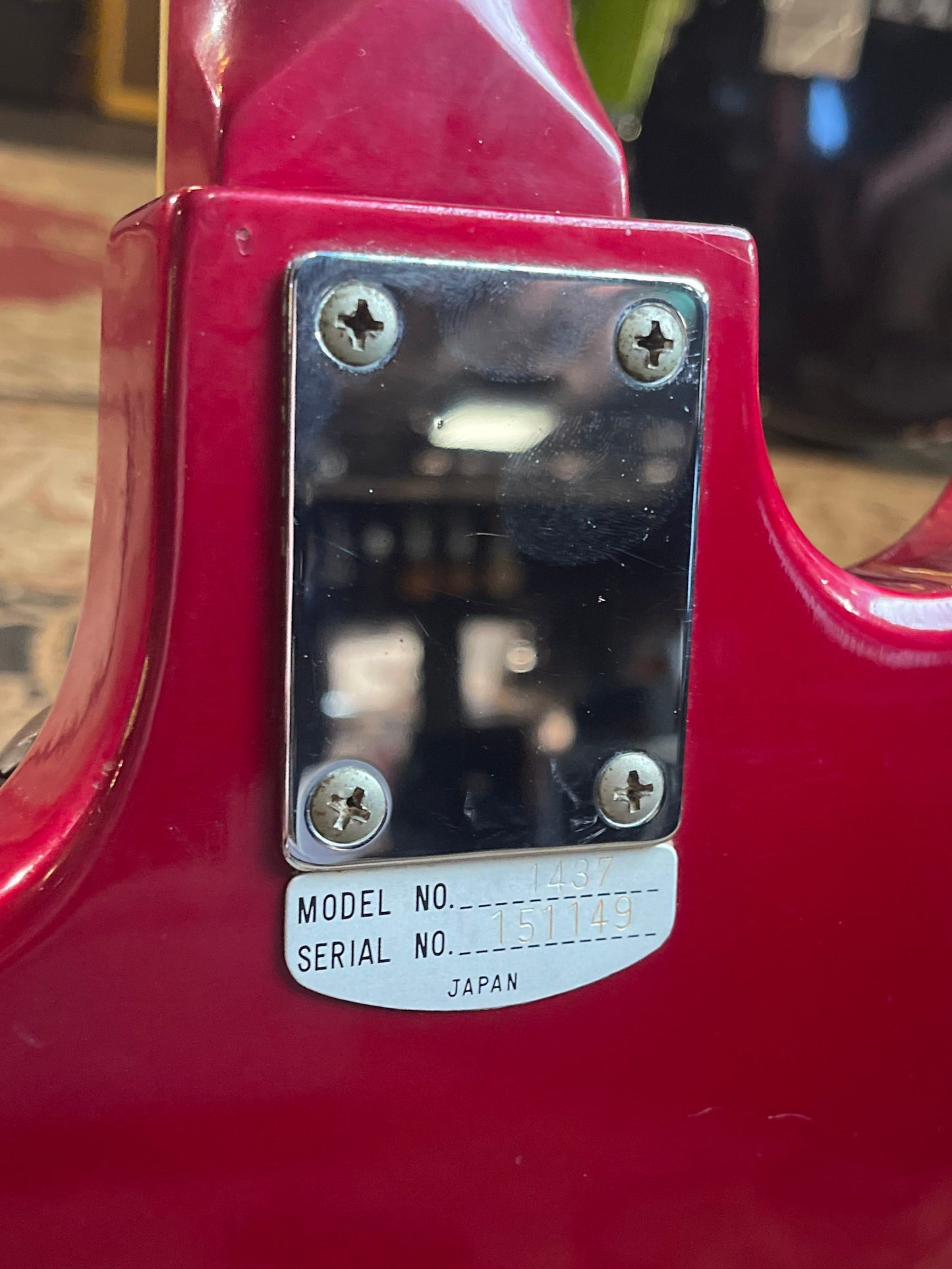 Silvertone 1437 4 pickup Japanese Tiesco WG-4L (Red) FPM26