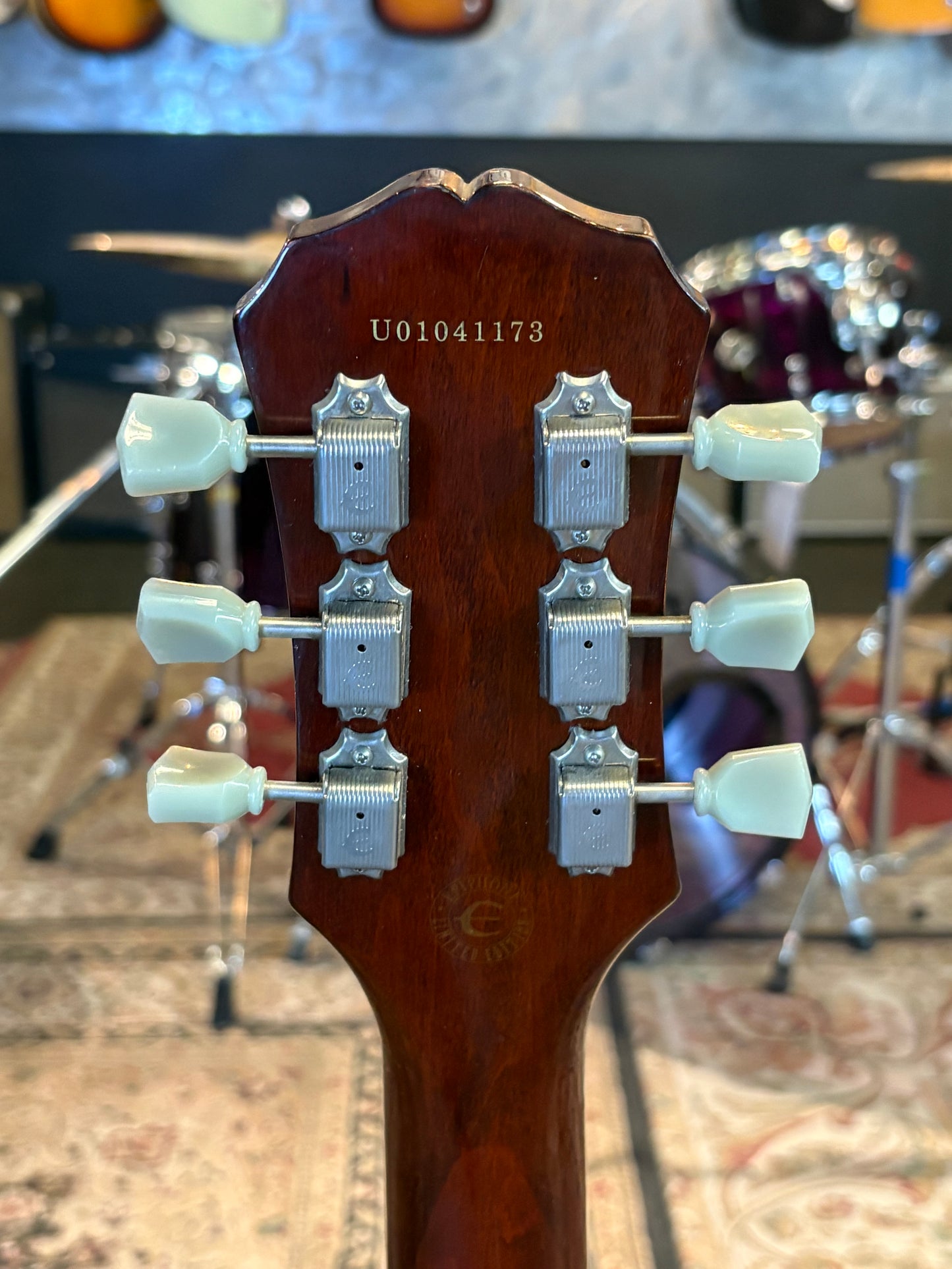 USED Epiphone Les Paul Limited Edition Made in Korea Electric Guitar (Blue Sparkle)