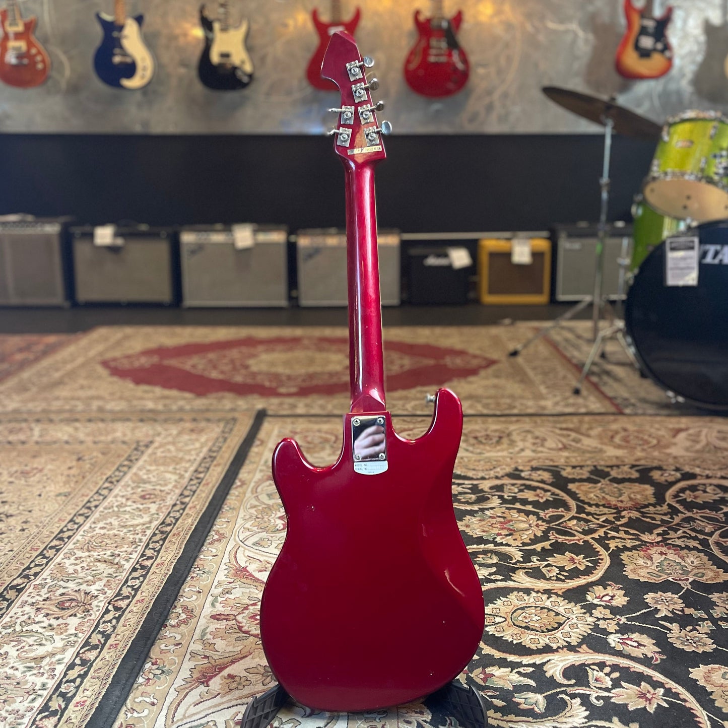Silvertone 1437 4 pickup Japanese Tiesco WG-4L (Red) FPM26