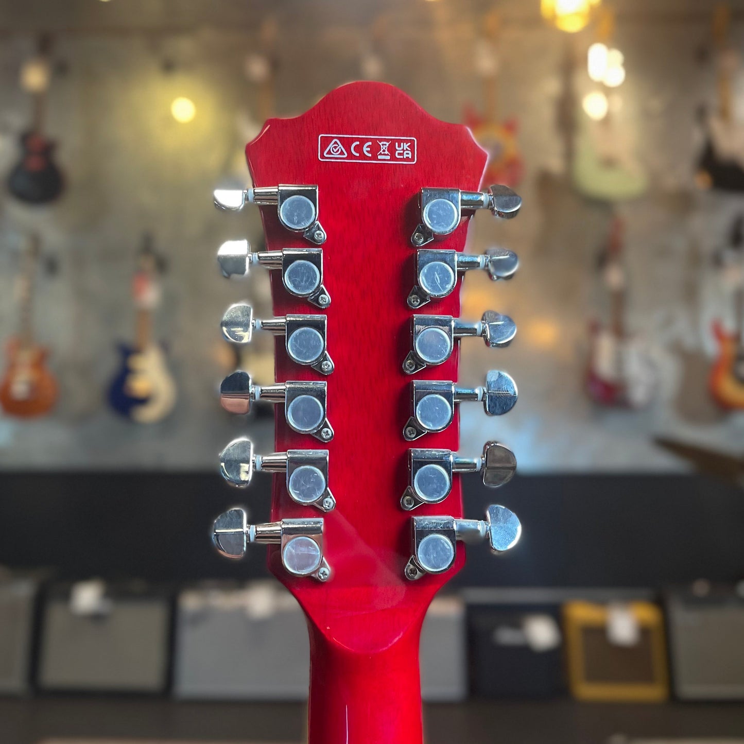 Ibanez Artcore AS71312 Semi-Hollow 12-String Electric Guitar (Transparent Cherry Red) FPM26