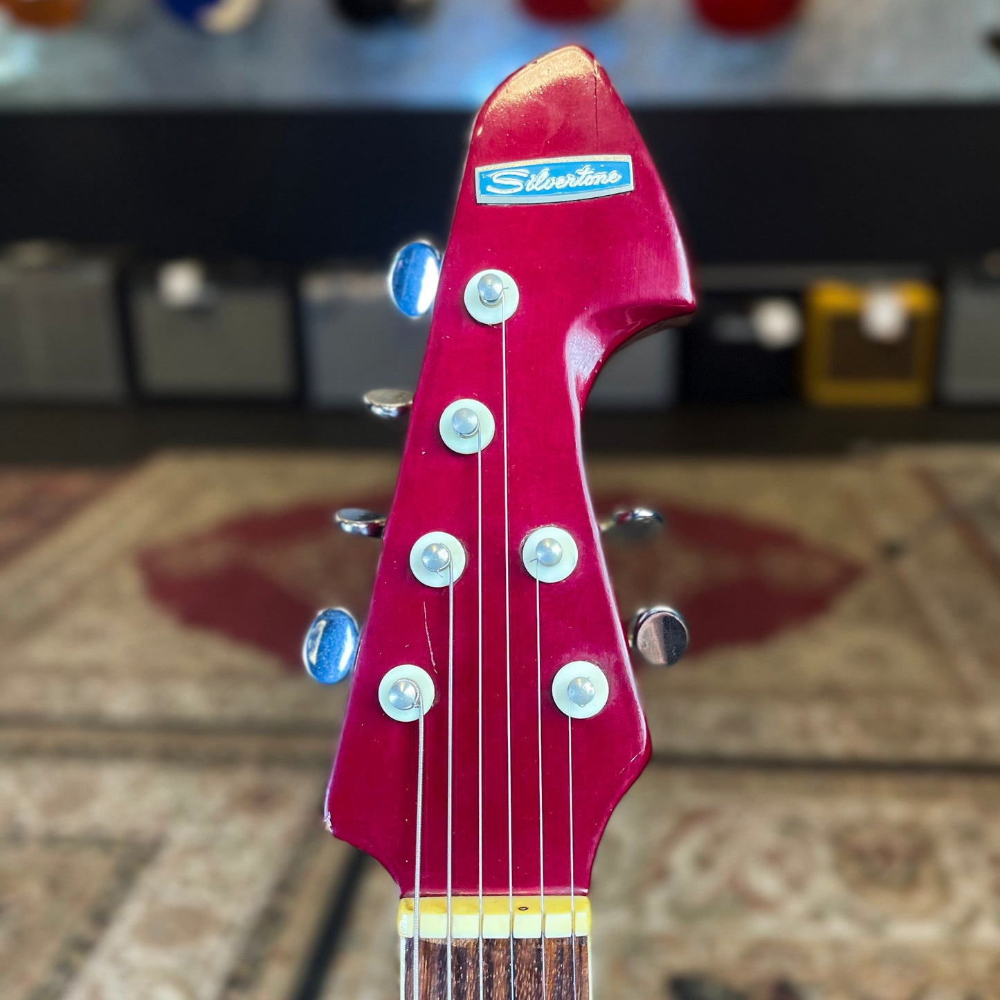 Silvertone 1437 4 pickup Japanese Tiesco WG-4L (Red) FPM26