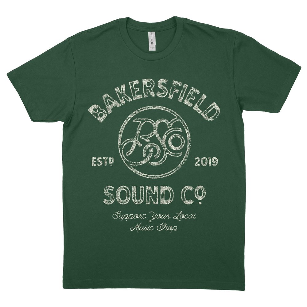 Bakersfield Sound Co Circle Logo Green
