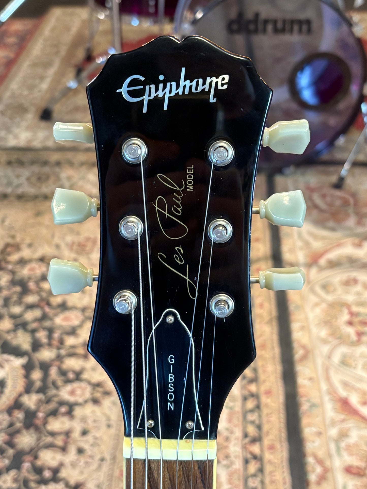 USED Epiphone Les Paul Limited Edition Made in Korea Electric Guitar (Blue Sparkle)
