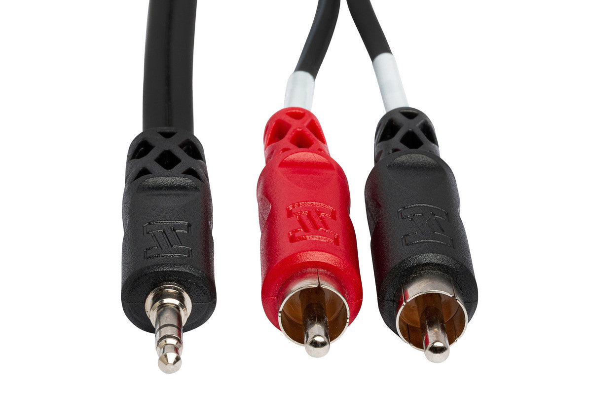 Hosa Stereo Breakout 3.5mm TRS to Dual RCA - CMR-215