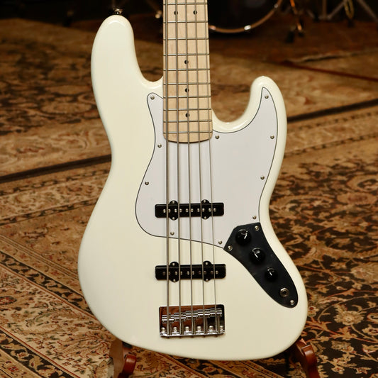Squier Affinity Series® Jazz Bass® V (Olympic White)