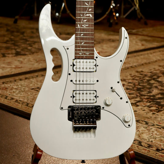 Ibanez JEMJR Steve Vai Signature JEM Series Electric Guitar (White)
