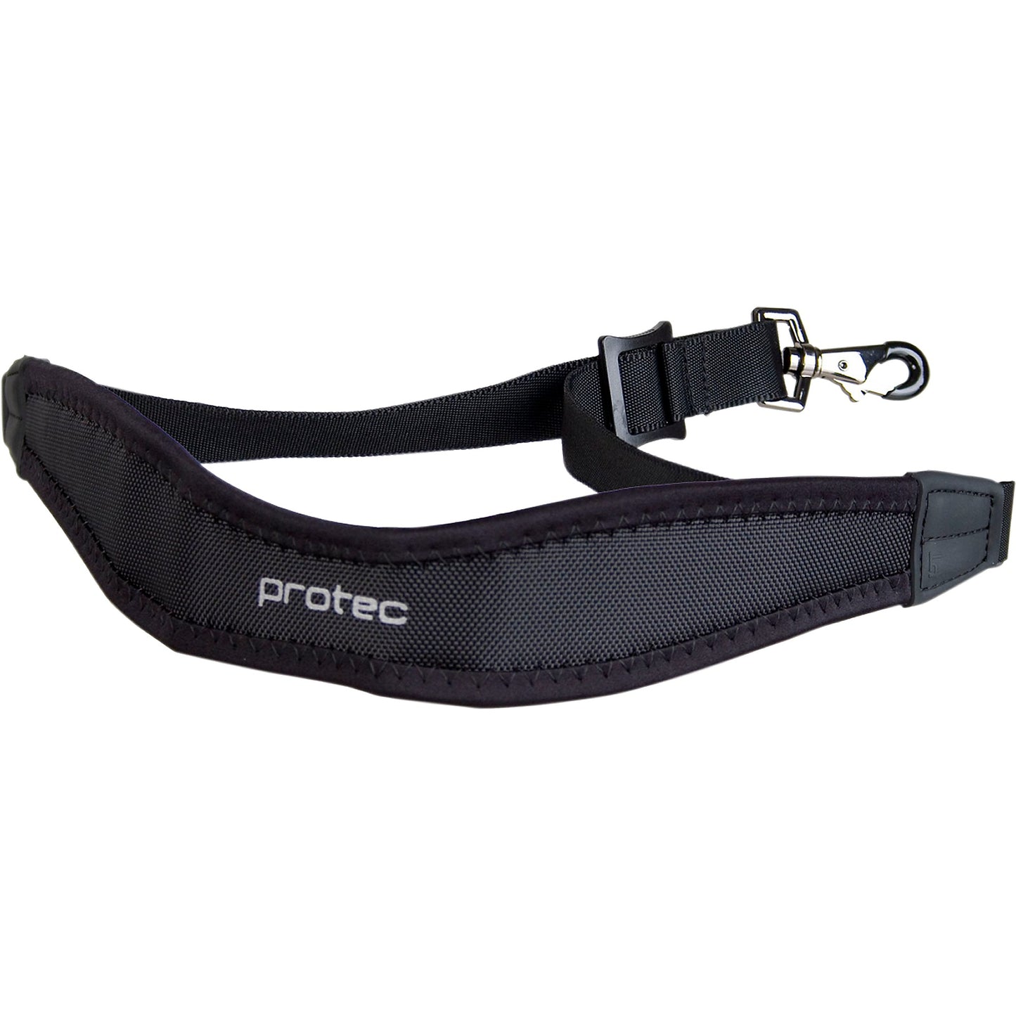 Protec Neoprene Less-Stress Neck Strap For Alto, Tenor, Baritone Saxophone 22 in. Black