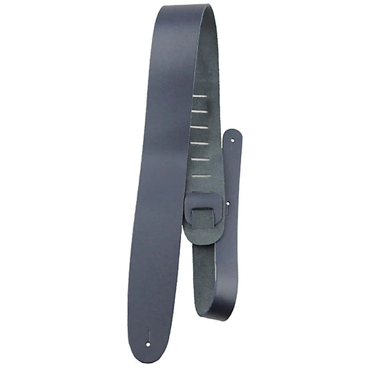 Perri's 2" Basic Leather Guitar Strap - Blue FPM26