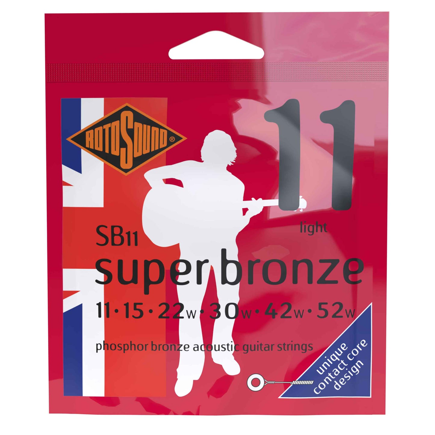 Rotosound SB11 11-52 Gauge Super Bronze Acoustic Strings