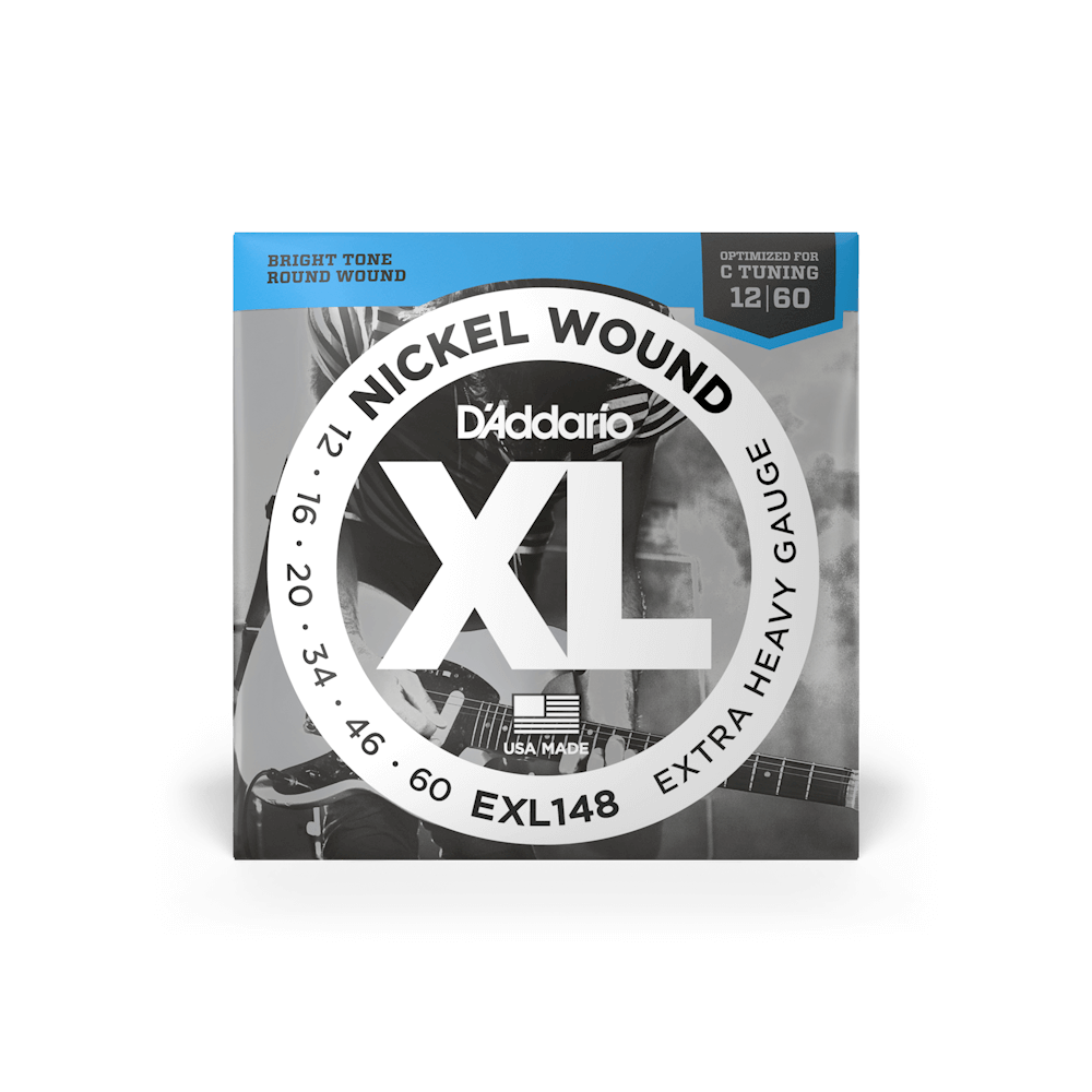 D'addario EXL148 12-60 Extra Heavy Electric Guitar Strings