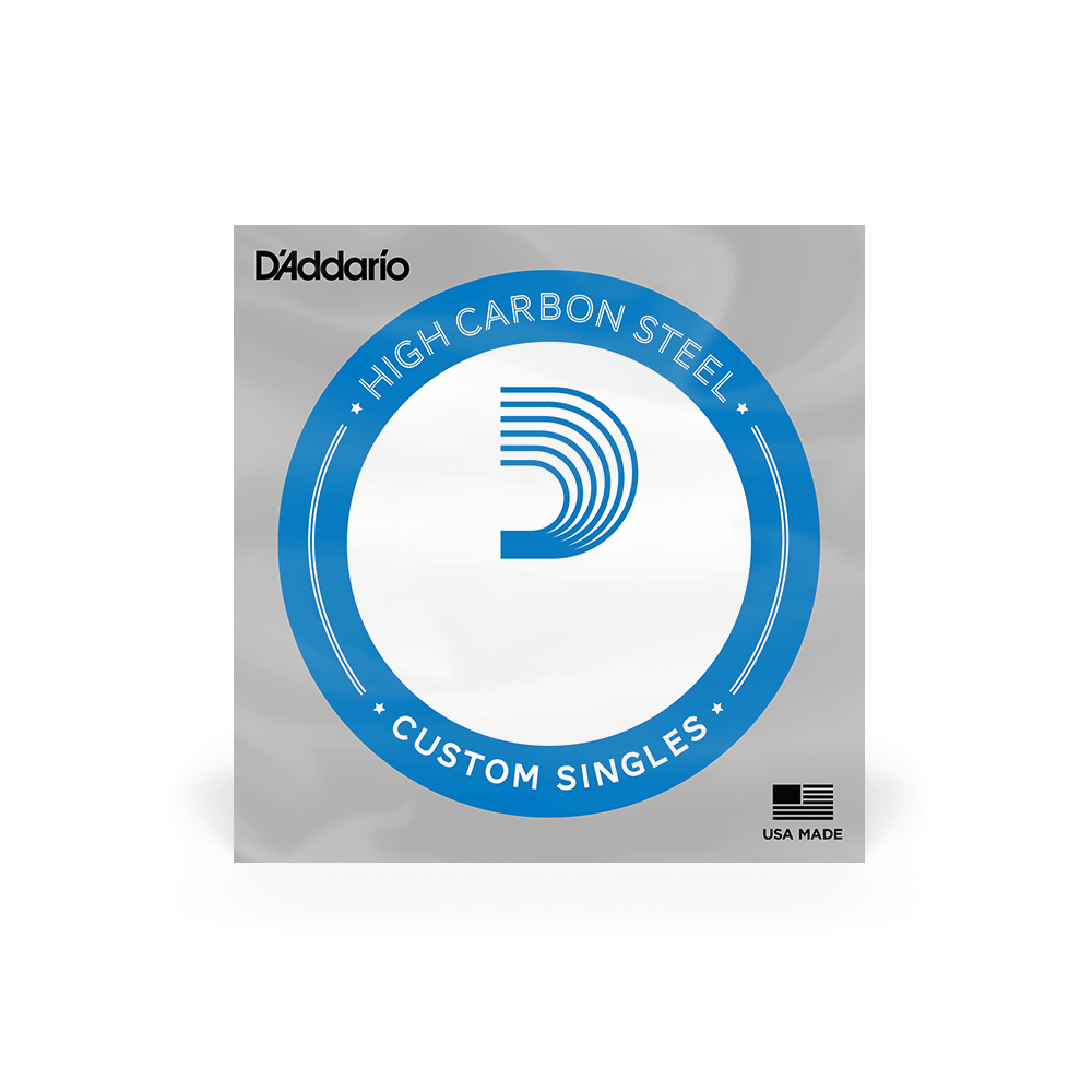 D'Addario Plain Steel Singles Single Plain Steel 022