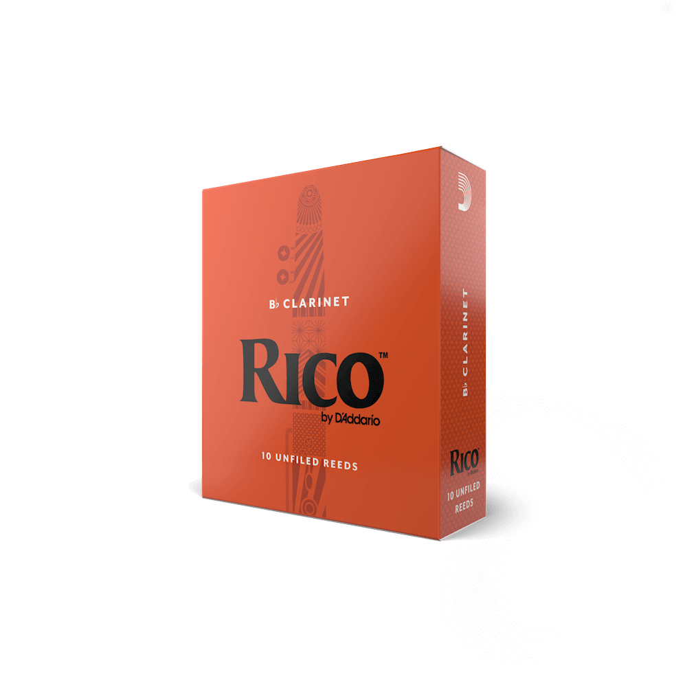 Rico by D'Addario Bb Clarinet Reeds 2.5, 10-Pack