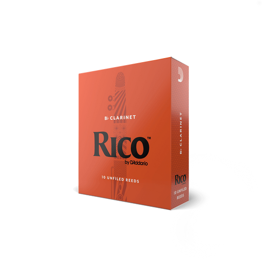 Rico by D'Addario Bb Clarinet Reeds 2.5, 10-Pack