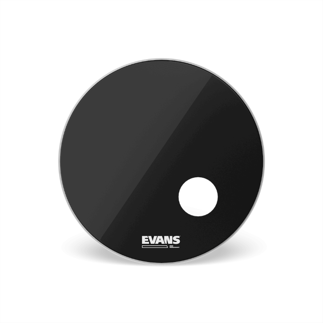 EVANS EQ3 Resonant Black Bass Drum Head, 20 Inch BD20RB