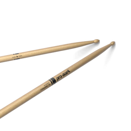 ProMark Classic Forward 5A Hickory Drumsticks, Oval Wood Tip, 4-Pack