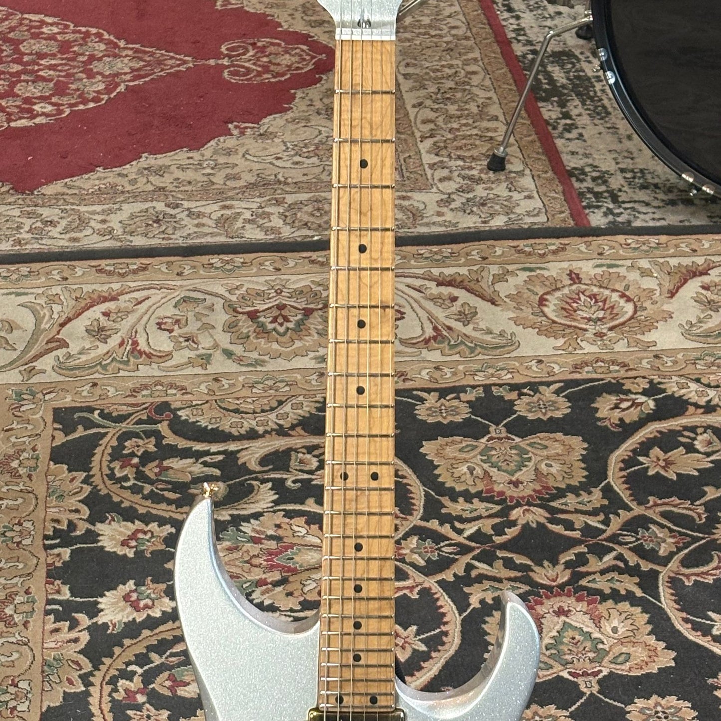 LSL XT4 HH Electric Guitar (Silver Sparkle Poly)
