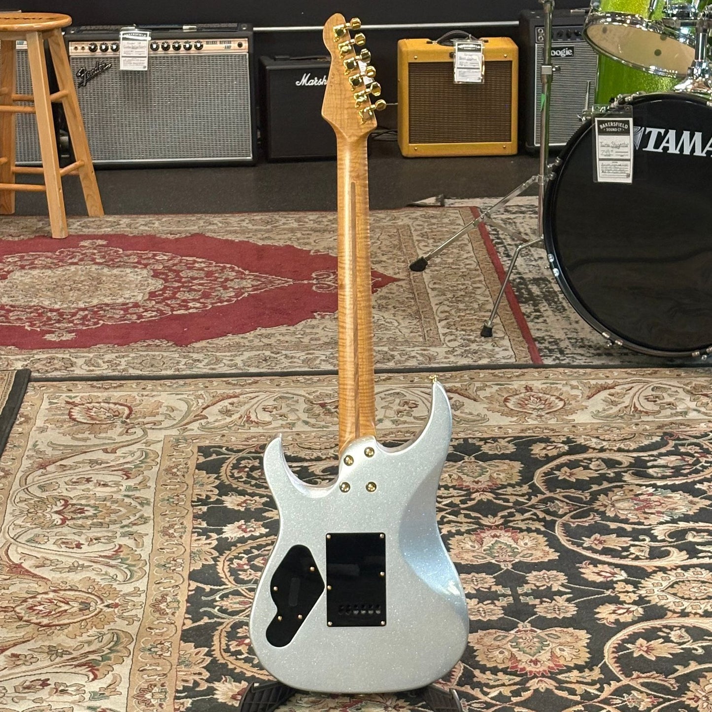 LSL XT4 HH Electric Guitar (Silver Sparkle Poly)