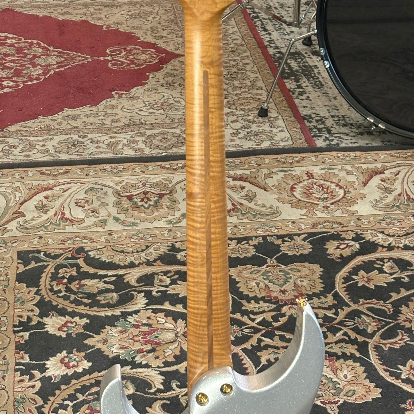 LSL XT4 HH Electric Guitar (Silver Sparkle Poly)